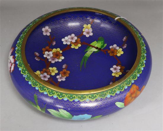 A cloisonne bowl